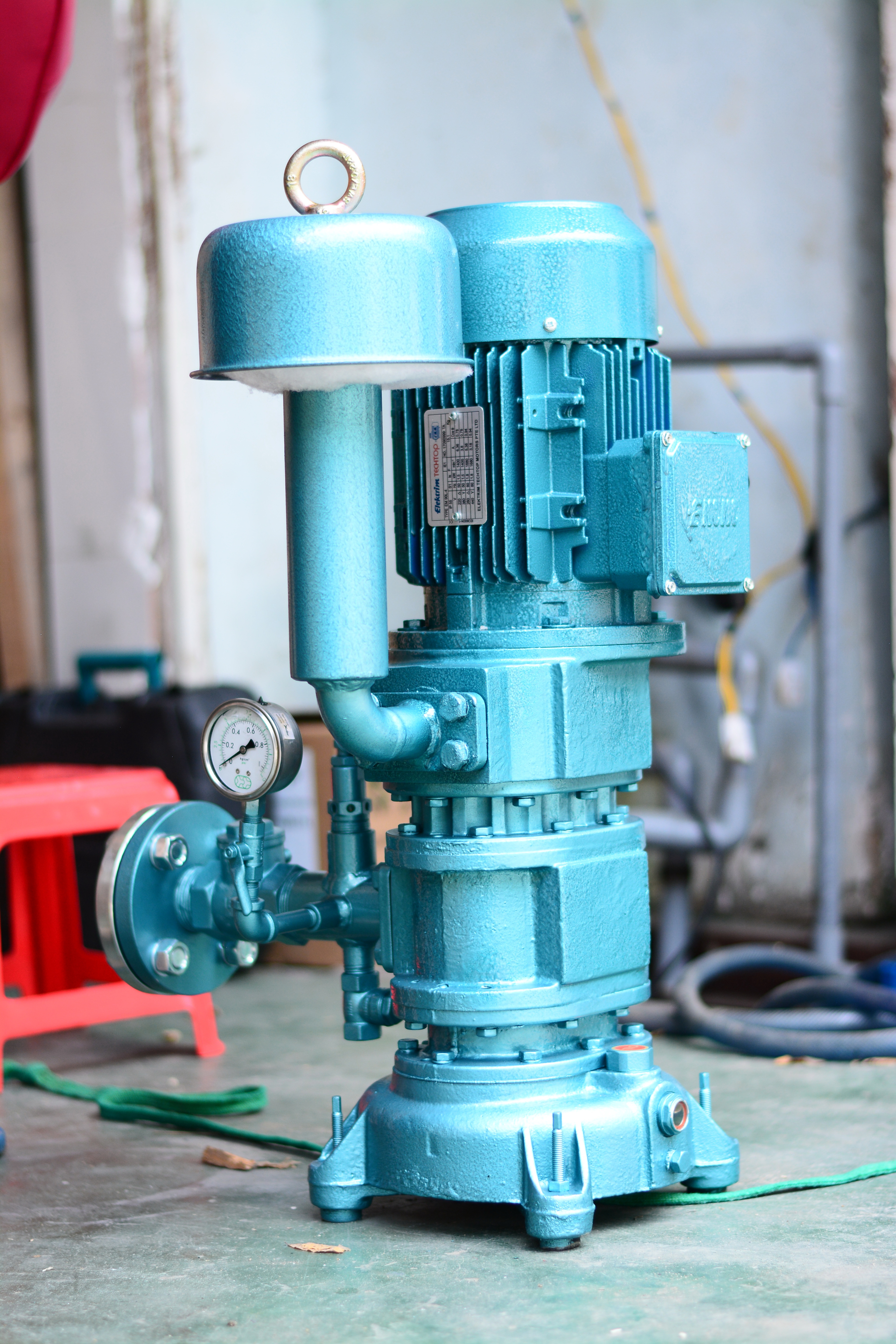 Máy thổi khí Kingood trục đứng 