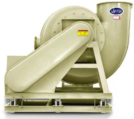 Quạt ly tâm FRP Winfan TF-331B – quạt hút khí hóa chất nhựa composite