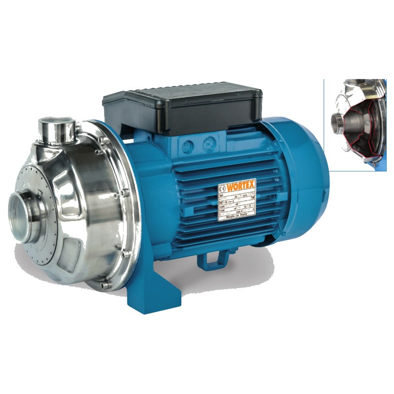 Máy bơm ly tâm inox Wortex WTX 250/2,2 – hàng nhập khẩu Ý