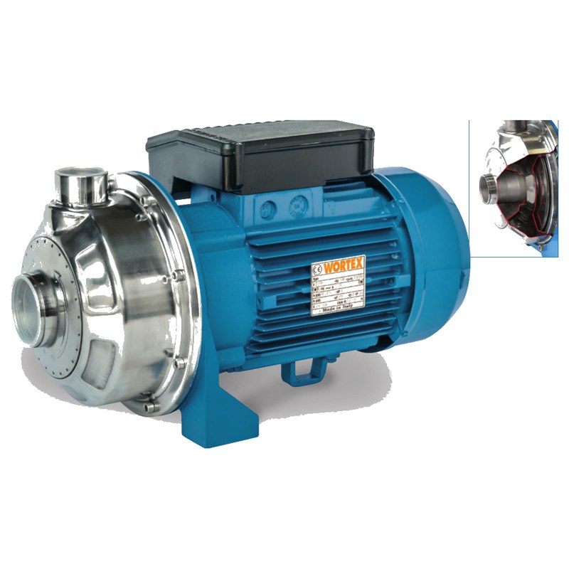 Máy bơm ly tâm inox Wortex WTX 330/2,2 – hàng nhập khẩu Ý